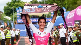 Marta Sánchez tras ganar el Ironman de Pucón: Es una carrera muy linda, pero tambien muy dura
