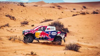 Nasser Al-Attiyah se hizo sentir en el inicio del Dakar 2022