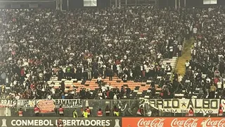 Serios incidentes causó pelea entre barristas de Colo Colo en el Monumental