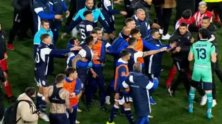 ¡Así fue la batalla campal en la Copa Argentina!