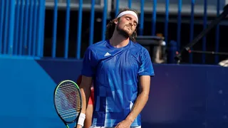 Stefanos Tsitsipas fue eliminado por Ugo Humbert en octavos de final en Tokio 2020