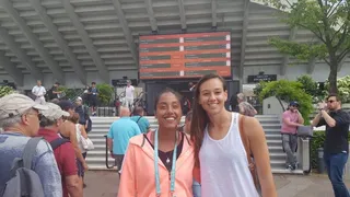 Roland Garros unió a Daniela Seguel y Christiane Endler