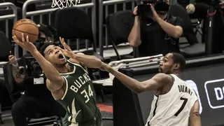 Giannis Antetokounmpo anotó 49 puntos en victoria de Milwaukee Bucks sobre Brooklyn Nets