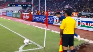 El sensacional gol olímpico en duelo de Tailandia ante Indonesia por la Copa del Sudeste Asiático