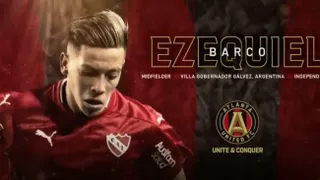 Figura argentina Ezequiel Barco fue presentado por Atlanta United