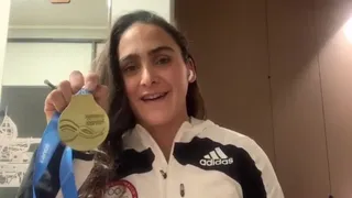 María José Mailliard exhibió su histórica medalla de oro en Mundial de Canotaje: “Estoy orgullosa de ser chilena”