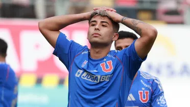 Se lamentan en U de Chile: pieza clave quedó fuera del once titular para enfrentar a Cobresal