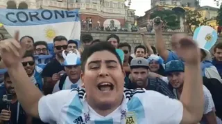 Hinchas argentinos se tomaron revancha y le dedicaron “cantito” a Alemania