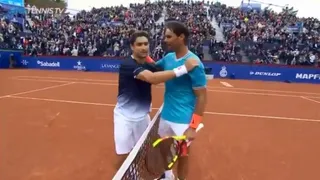 Nadal despidió a Ferrer de su último ATP de Barcelona y clasificó a cuartos