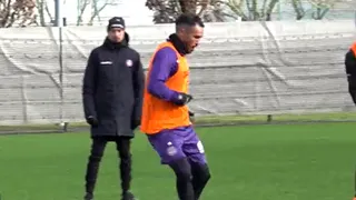 Gabriel Suazo ya tuvo su primera práctica en Toulouse FC