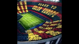 El espectacular mosaico que prepara FC Barcelona para recibir a Liverpool