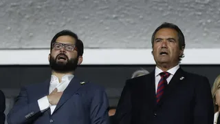 Gabriel Boric, Jaime Pizarro y Neven Ilic dieron por iniciados los Juegos de Santiago 2023