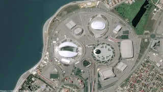 Los estadios de Rusia 2018, vistos desde el Espacio
