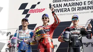 “Pecco” Bagnaia ganó en San Marino y sumó su cuarta victoria seguida en el MotoGP