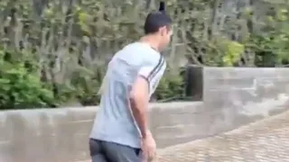 Cristiano Ronaldo trabaja junto a su “hermosa compañera de entrenamiento”