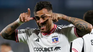 Darío Lezcano marcó el gol del triunfo de Colo Colo en los descuentos contra Deportivo Cali