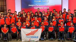 Team Chile Paralímpico fue recibido en La Moneda tras su participación en Toronto 2015