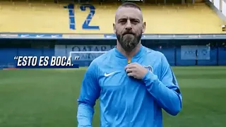 Daniele De Rossi: Lo más importante en la vida es cumplir tus sueños, gracias Boca