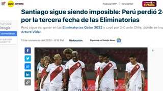 ¡Viernes del terror! El lamento de la prensa peruana tras la caída de su selección en Chile