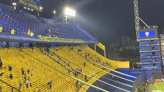 Así está la cancha del Estadio La Bombonera a menos de tres horas del Boca-Colo Colo