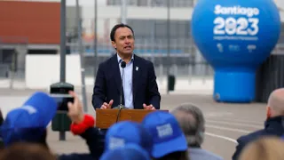 Ministro Jaime Pizarro viajó a Teotihuacán para buscar el Fuego Panamericano