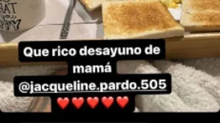 Arturo Vidal fue regaloneado por su mamá con un “rico desayuno”