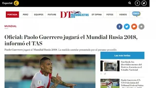 ¡Lo celebra Perú entero! La reacción de la prensa peruana tras la habilitación a Paolo Guerrero