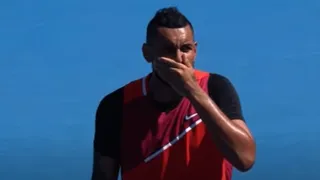 La aplaudida reacción de Nick Kyrgios tras darle un pelotazo a un niño en Australia