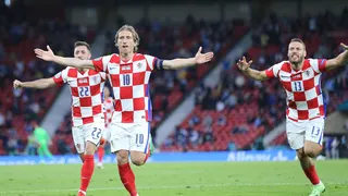 Luka Modric anotó uno de los mejores golazos de la Euro 2020 en triunfo de Croacia sobre Escocia
