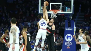 El bosnio Jusuf Nurkic brilló en triunfo de Portland Trail Blazers sobre los Sixers