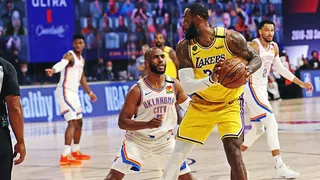 Los Angeles Lakers sufrieron dura caída ante Oklahoma City Thunder en la NBA