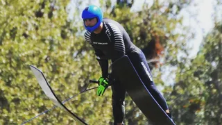 Emile Ritter disputará este lunes la final del salto en esquí náutico en los Juegos Mundiales de Playa