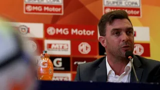 Pablo Guede: Espero que llegue Marcos Angeleri, si pasa tendré un bendito problema