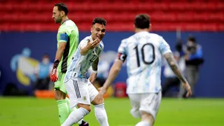 Argentina embistió de entrada a Colombia con gol del “Toro” Lautaro Martínez