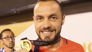 Marcelo Díaz también conmemoró el triunfo en la Copa América Centenario: “Para toda la vida”