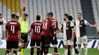 La criminal patada de Ante Rebic a Leonardo Bonucci en la Copa Italia