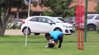 Así fue el entrenamiento de Claudio Bravo con el plantel de O’Higgins