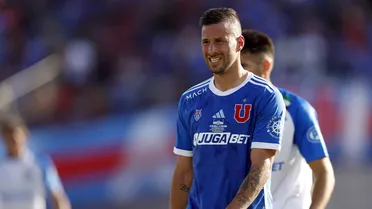 Luciano Pons conoció su castigo por expulsión en el triunfo de la U ante Audax Italiano