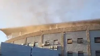 Se registró un incendio en el CAR del Parque Estadio Nacional