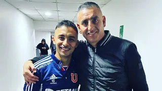 El afectuoso reencuentro de Jaime García con Nicolás Guerra