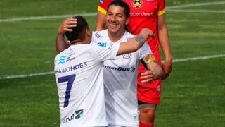 ¡Gran definición! Jaime Valdés se lució con un golazo en triunfo de San Antonio Unido