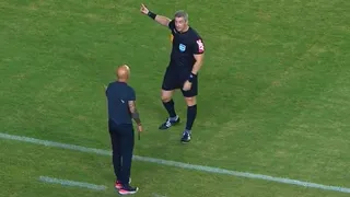 Arbitro brasileño le llamó la atención en español a Jorge Sampaoli: “Usted, tranquilo”