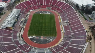 Ministerio del Deporte mostró los avances de la nueva pista atlética del Estadio Nacional para Santiago 2023