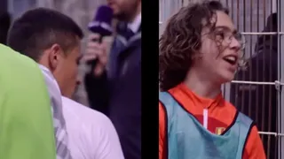 Marsella destacó noble gesto de Alexis que hizo feliz a un pasapelotas