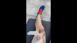 Flores y mariposas: Los tiernos “tatuajes” de Gary Medel hechos por su pequeña hija