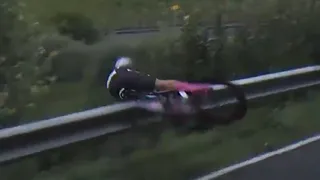 Ciclista estadounidense sufrió peligrosa caída cuando estaba a punto de revalidar su título mundial