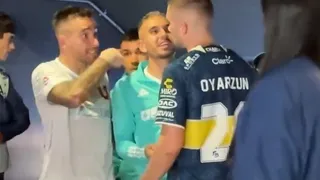 El tenso encuentro entre Matías Zaldivia y Diego Oyarzún tras el triunfo de la U