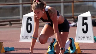 Isidora Jiménez regresó con auspicioso rendimiento en 100 metros planos