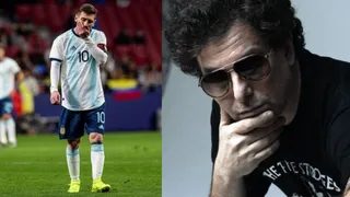 Andrés Calamaro en faceta de columnista de fútbol: “Messi no es el problema”