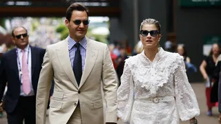 ¡Qué pinta! Roger Federer fue a Wimbledon para ser homenajeado